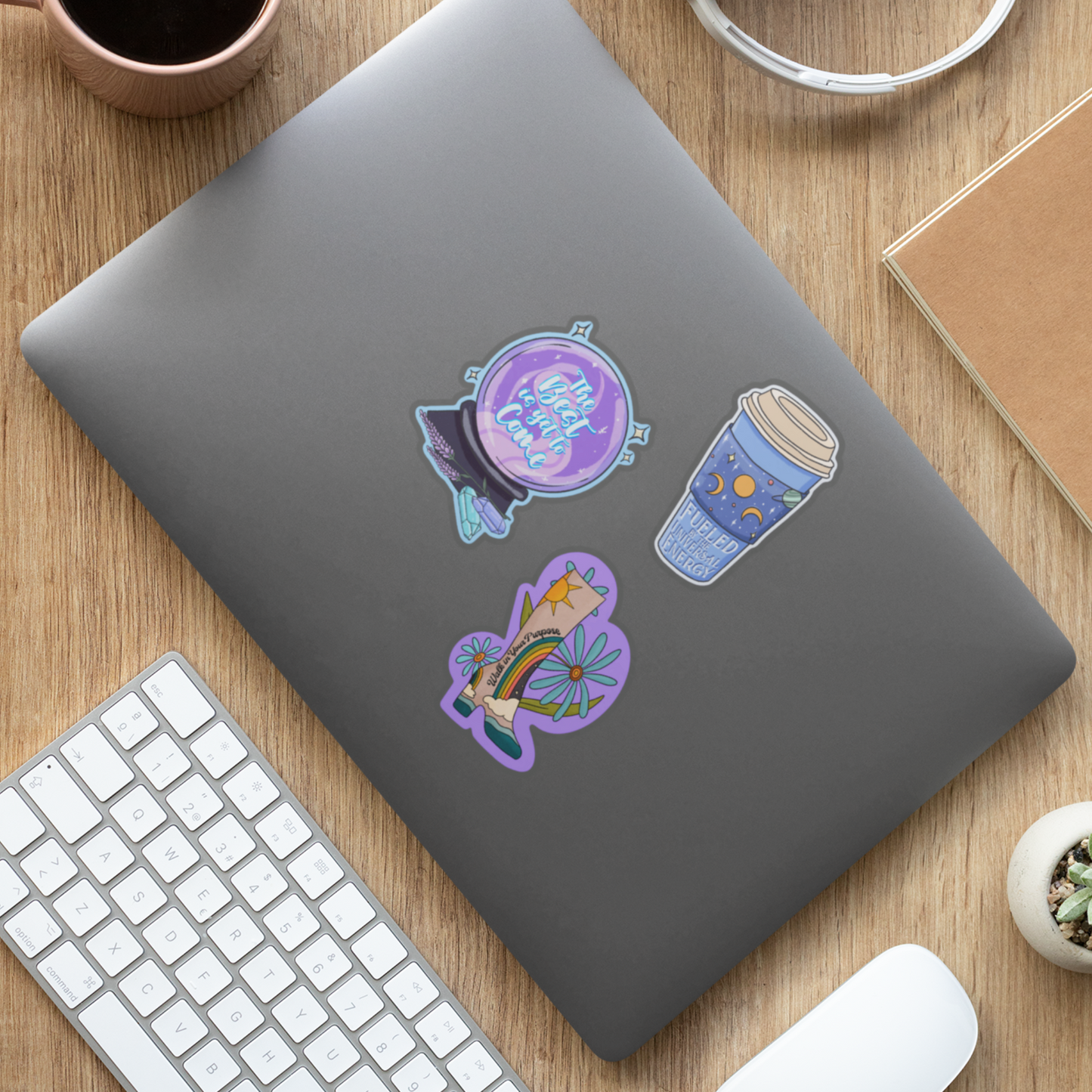 The Cosmic Friend Sticker Club - 4 New Stickers Delievered To You Every Month